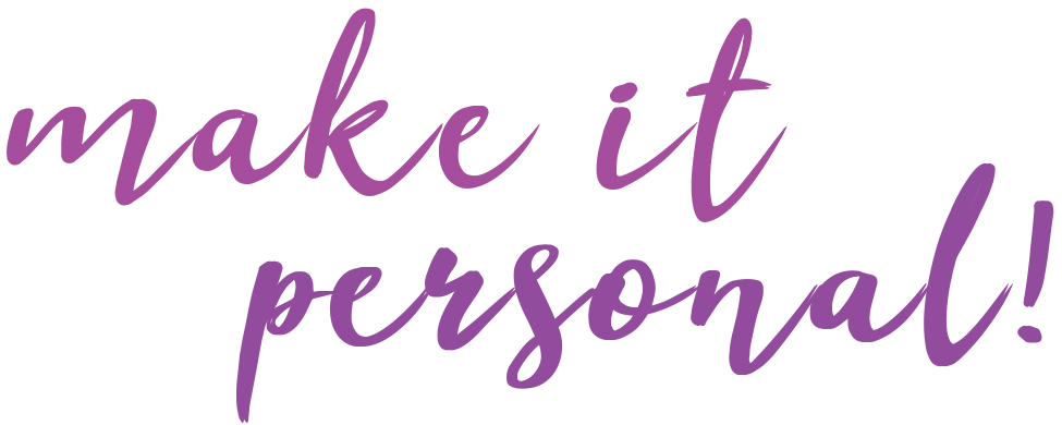 Image result for make it personal